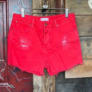 Wrangler cut off shorts w28